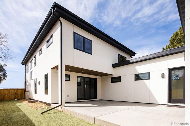 a view of a house with a door
