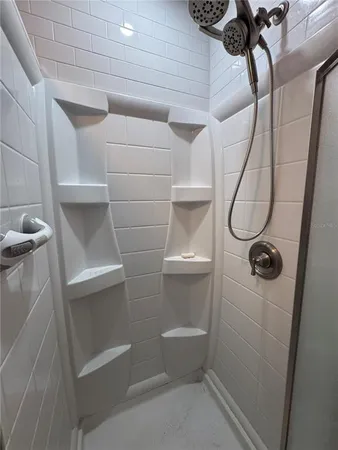 a room with storage and utility