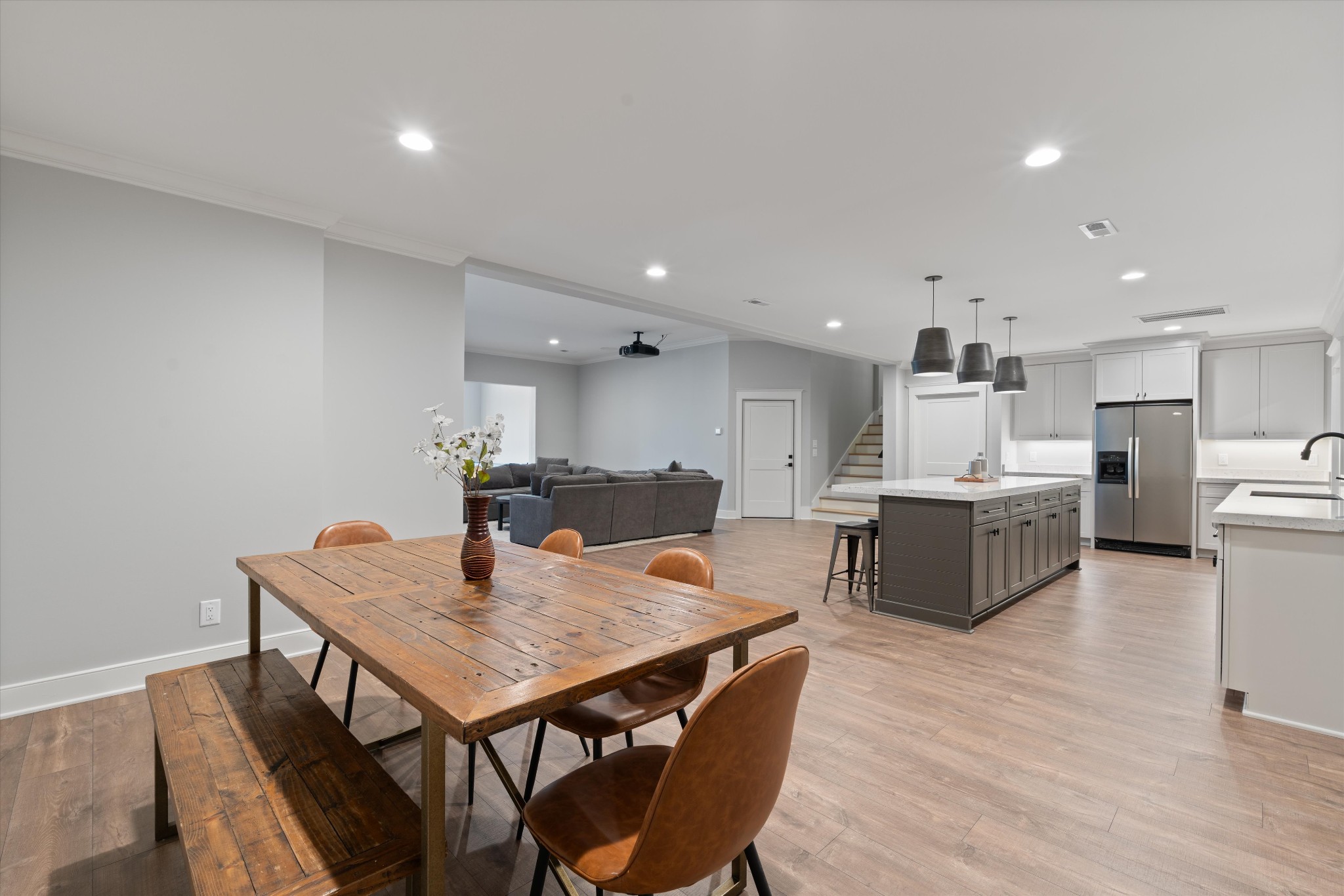 2996 South Rutland Road Mount Juliet, TN 37122 - Photo 52 of 89 a living room with stainless steel appliances furniture and wooden floor