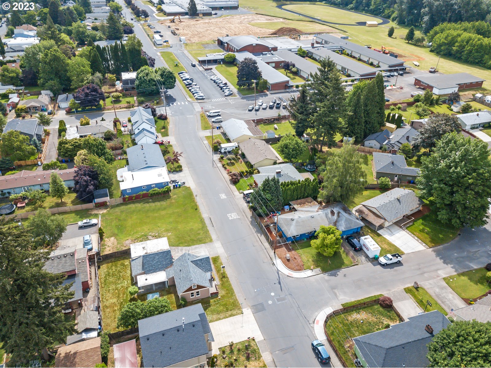 711 Southeast 5th Street Gresham, OR 97080 - Photo 20 of 25 an aerial view of residential houses with outdoor space