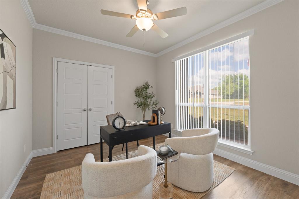 1001 Resolute Road Millsap, TX 76066 - Photo 23 of 40 a living room with furniture and a window