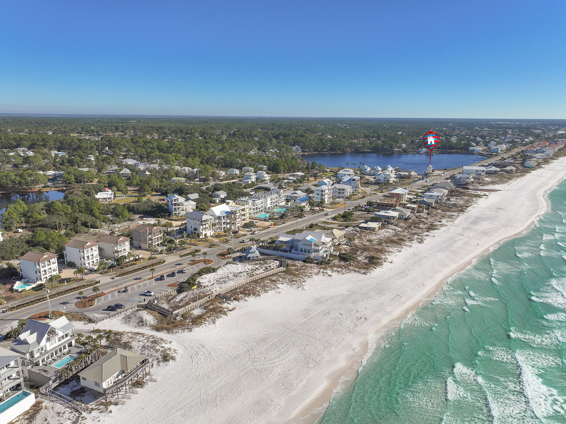 42 Vía Largo, Unit 7B Santa Rosa Beach, FL 32459 - Photo 31 of 36 an aerial view of a city