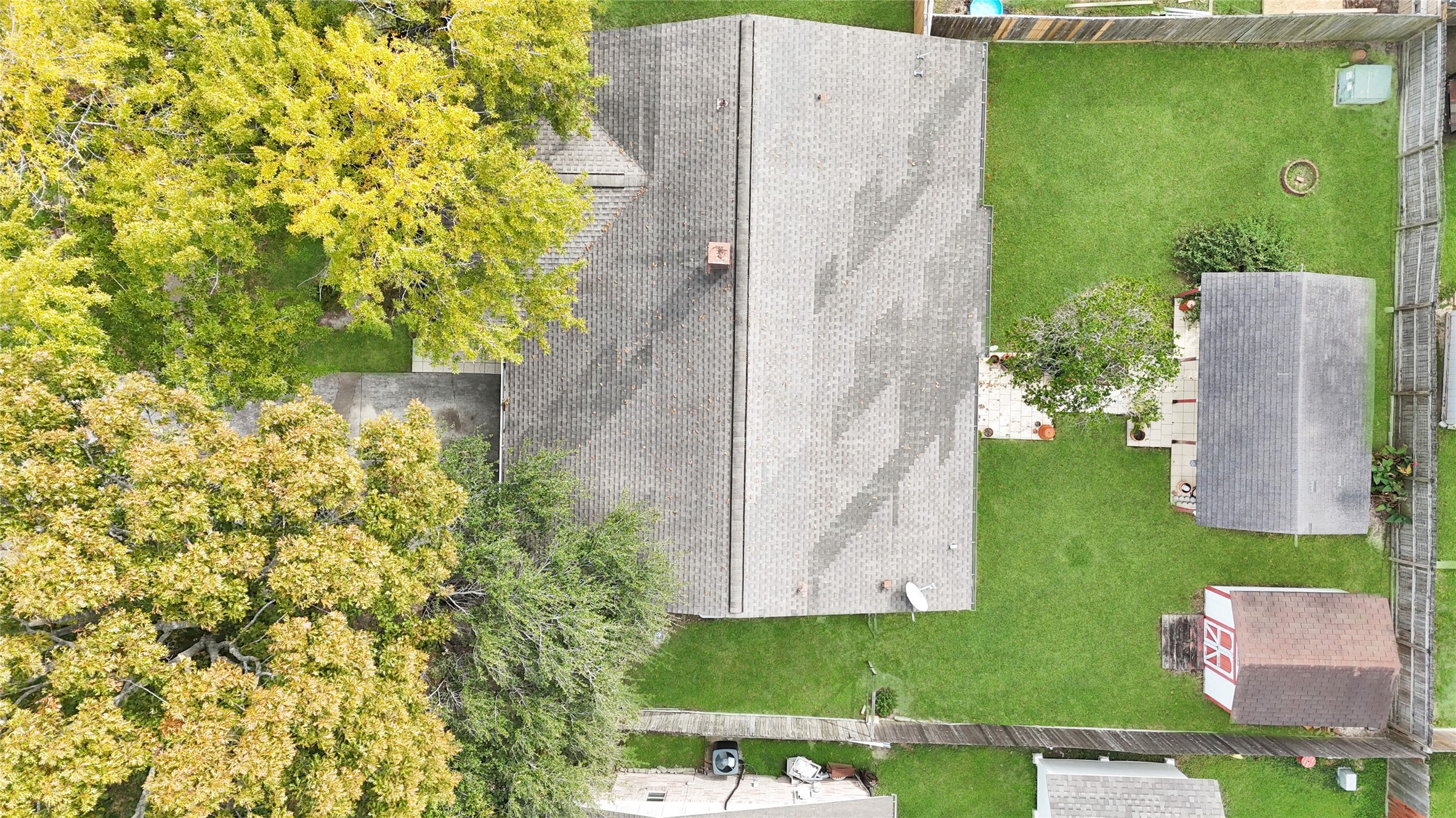 7211 Sandswept Lane Houston, TX 77086 - Photo 27 of 29 an aerial view of a house with a yard