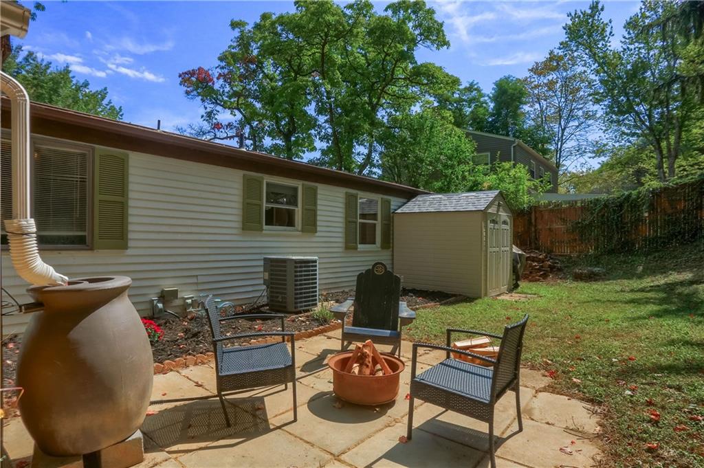 98 Buckhill Road Pittsburgh, PA 15237 - Photo 33 of 33 Firepit area looking toward the outdoor shed