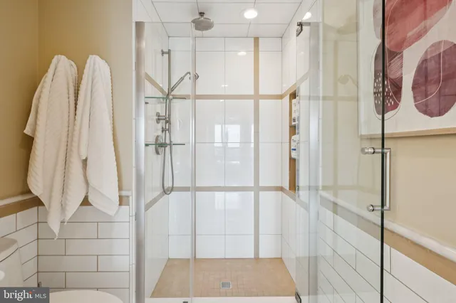 a view of a city with tall buildings