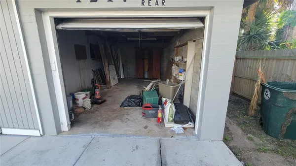 a view of storage and utility room