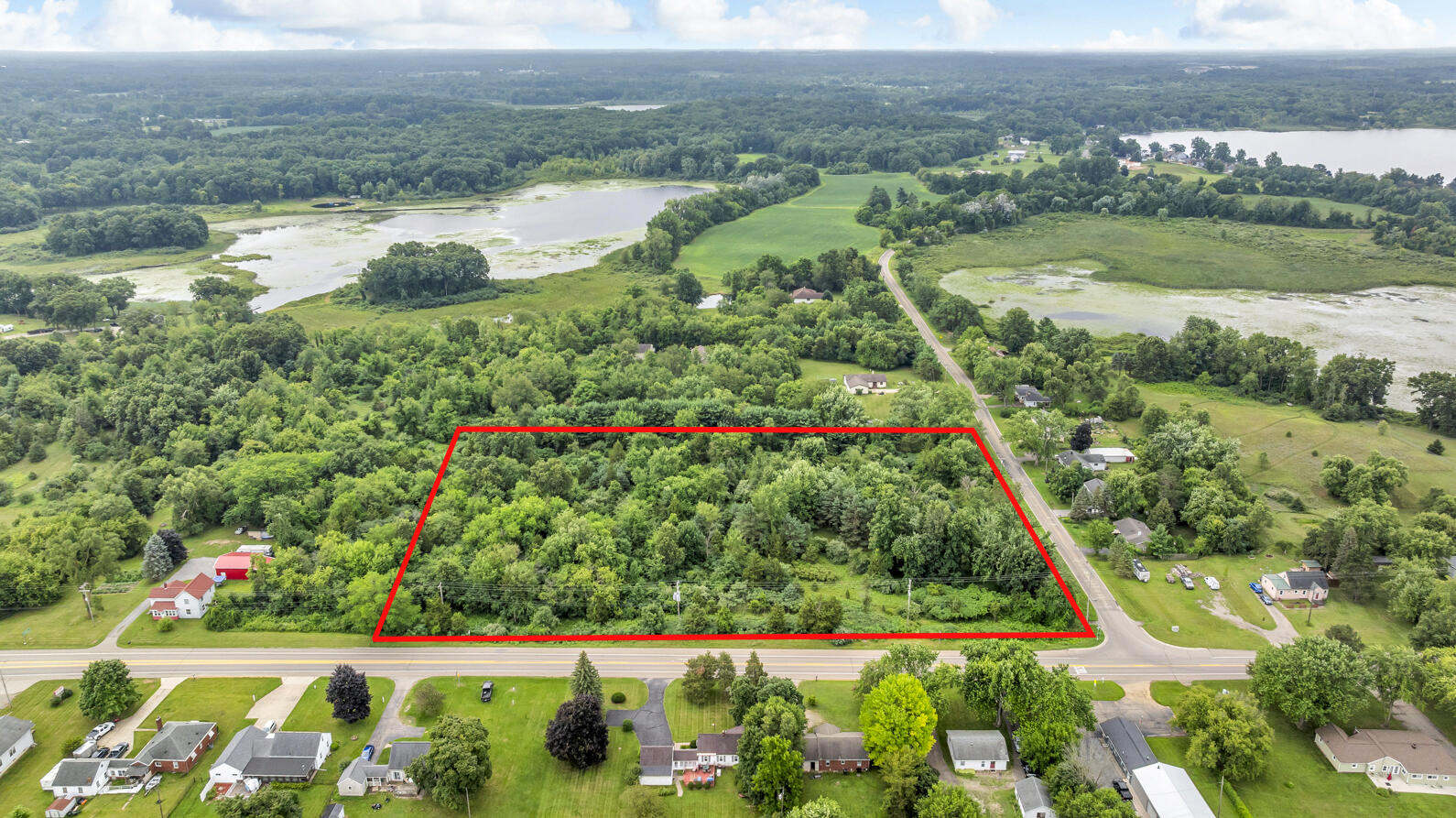 V/l Brooklyn Road Jackson, MI 49201 - Photo 2 of 11 Brooklyn Rd_Ackerson Lake Rd Parcel (Aer