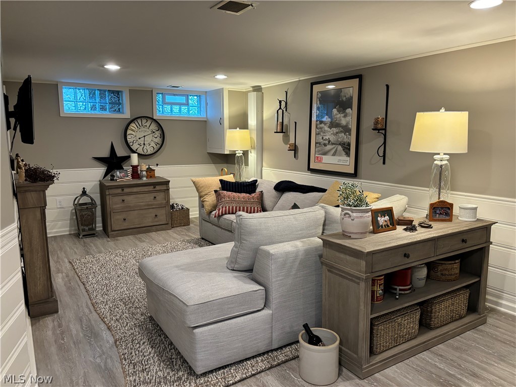 1440 West Miner Road Cleveland, OH 44124 - Photo 39 of 49 Living room featuring light hardwood / wood-style floors