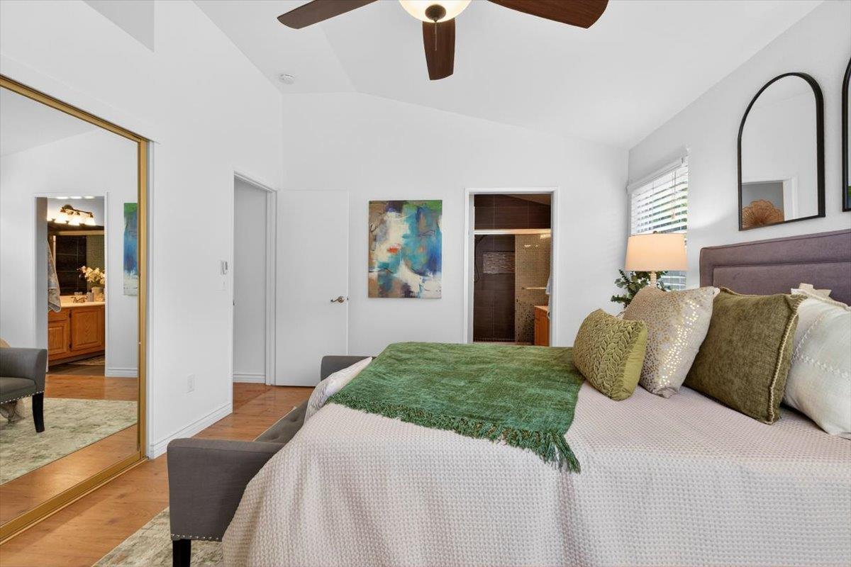 4353 Country Run Way Antelope, CA 95843 - Photo 14 of 28 a bedroom with bed and wooden floor