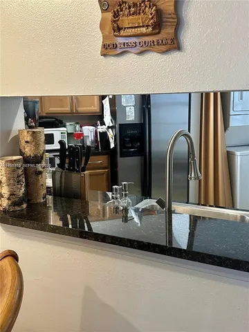 a close view of sink and tap