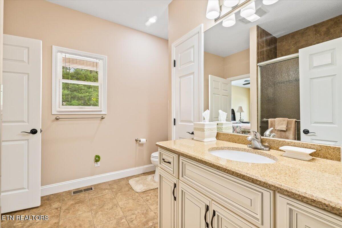 1380 East Norris Point Road La Follette, TN 37766 - Photo 23 of 54 Guest Bath Vanity:Toilet