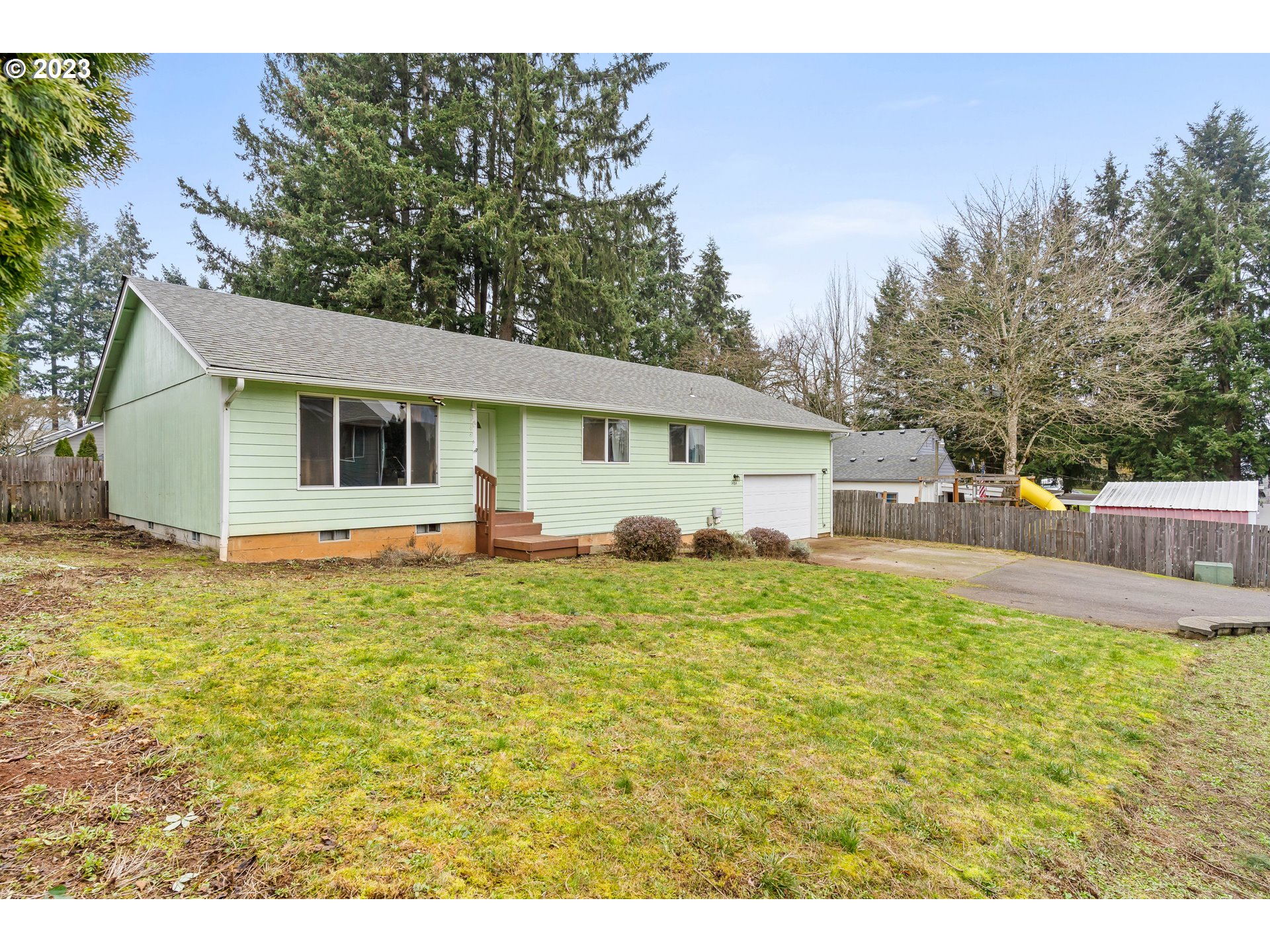 1484 Wiltsey Road Southeast Salem, OR 97306 - Photo 28 of 31 a house view with a backyard space