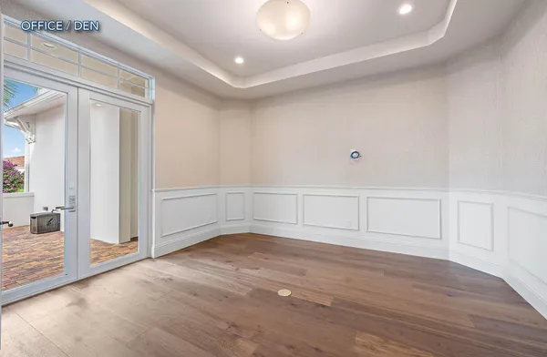 wooden floor in an empty room