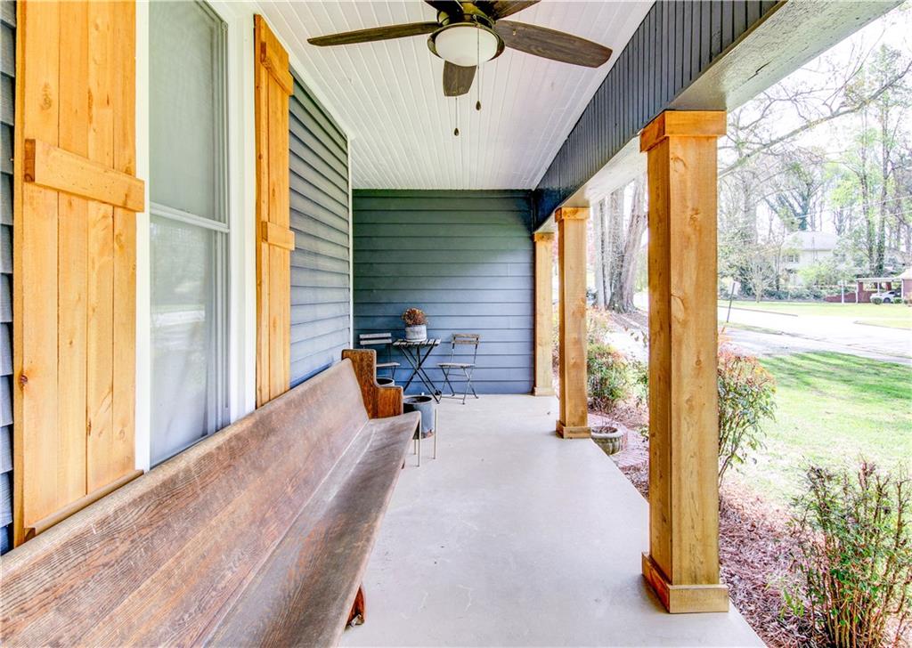 226 Mill Street Bowdon, GA 30108 - Photo 10 of 62 a view of a porch with chairs