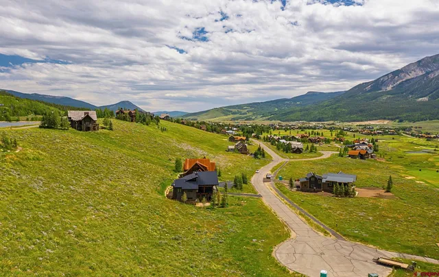a view of a city with an ocean