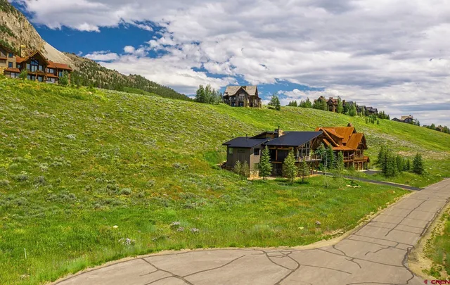 a view of a city with an ocean