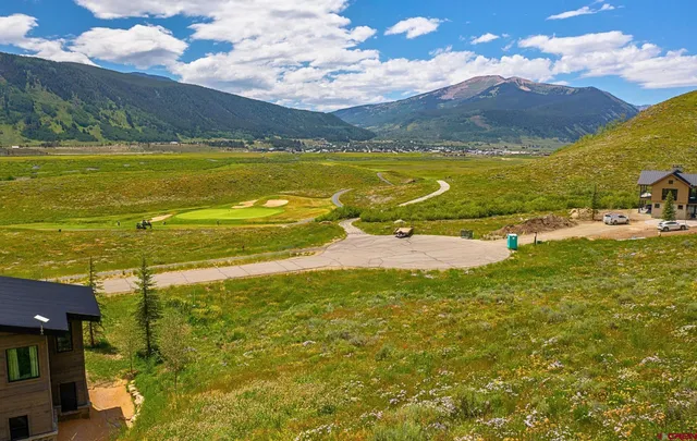a view of an ocean and beach