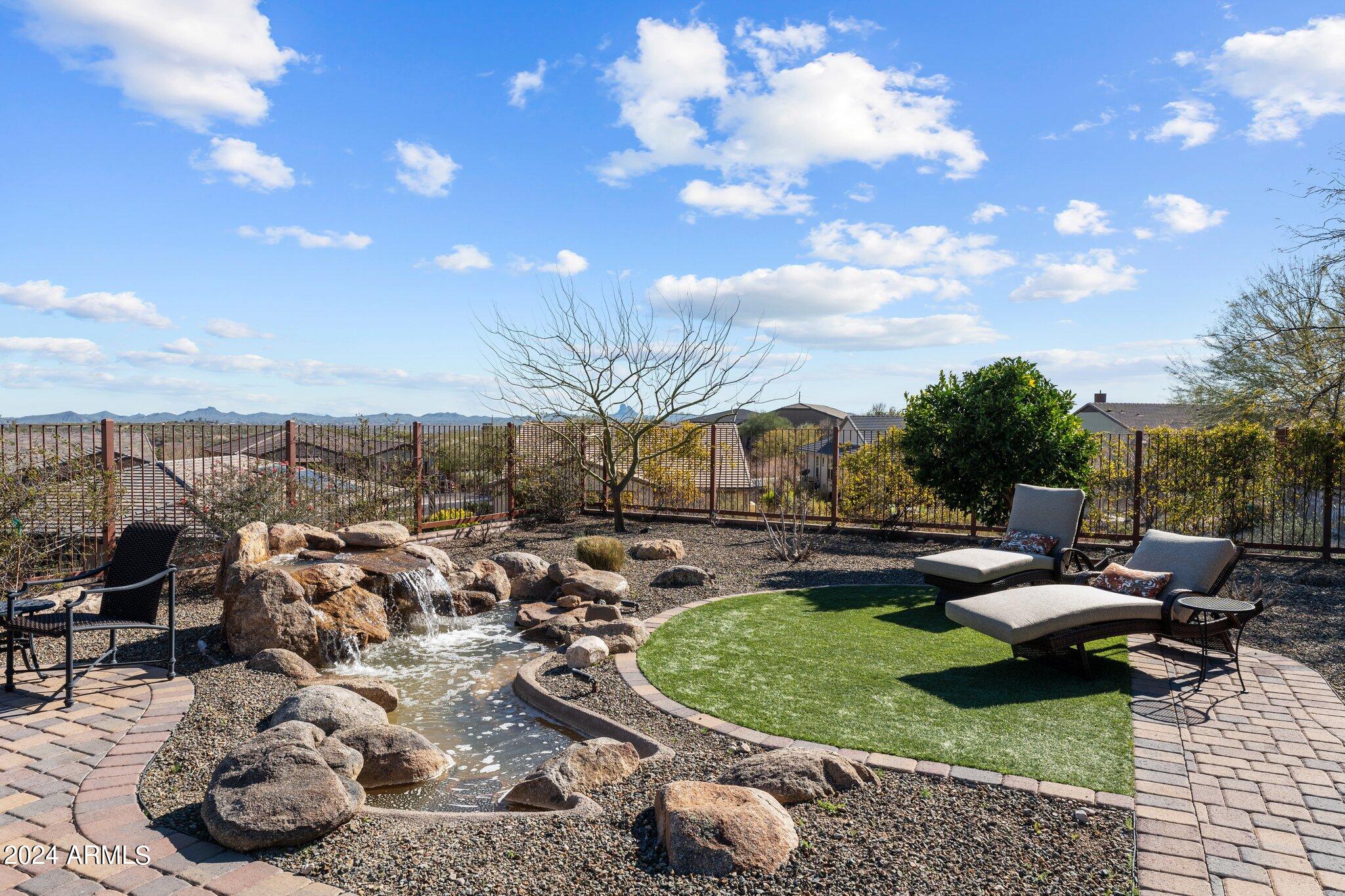 3701 Gold Ridge Road Wickenburg, AZ 85390 - Photo 5 of 55 Pond in backyard
