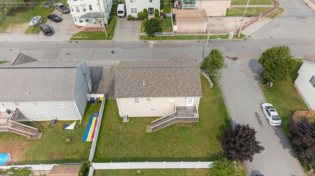 172 Stevens Street Fall River, MA 02721 - Photo 29 of 32 an aerial view of a house with a swimming pool
