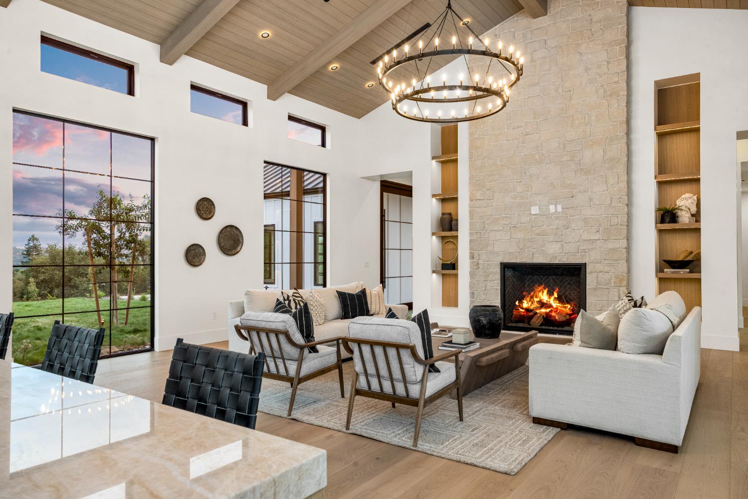 3140 Rattlesnake Road Newcastle, CA 95658 - Photo 12 of 78 a living room with furniture and a fireplace