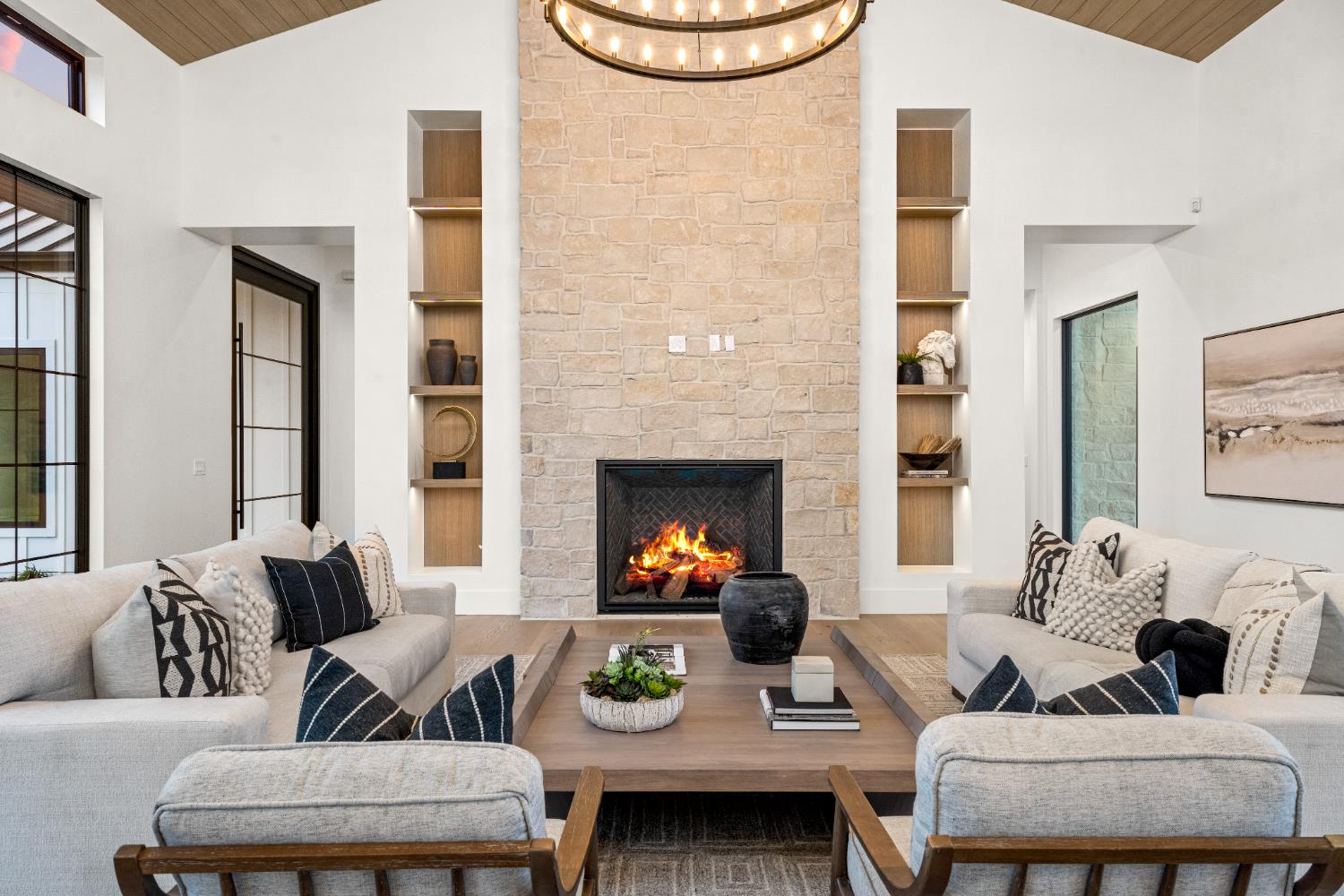 3140 Rattlesnake Road Newcastle, CA 95658 - Photo 19 of 78 a living room with furniture and a fireplace