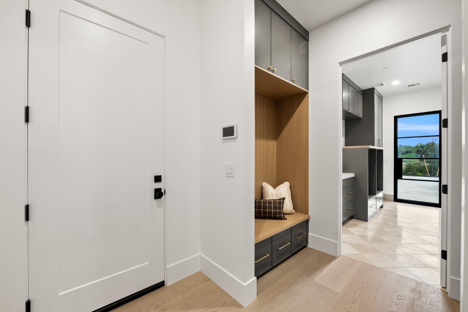 3140 Rattlesnake Road Newcastle, CA 95658 - Photo 35 of 78 a view of a hallway with bathroom and wooden floor