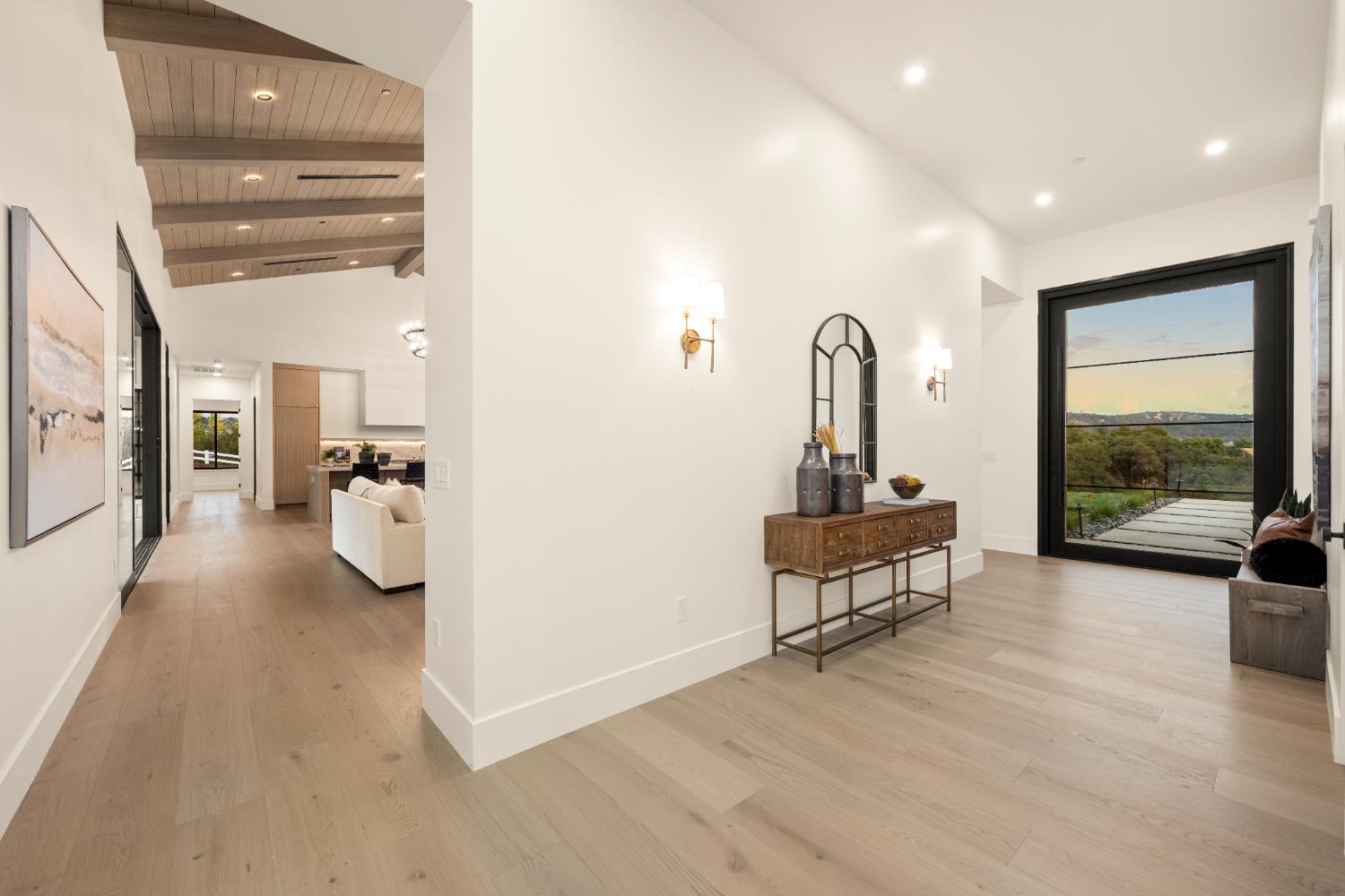3140 Rattlesnake Road Newcastle, CA 95658 - Photo 43 of 78 a view of a livingroom with furniture a ceiling fan and wooden floor
