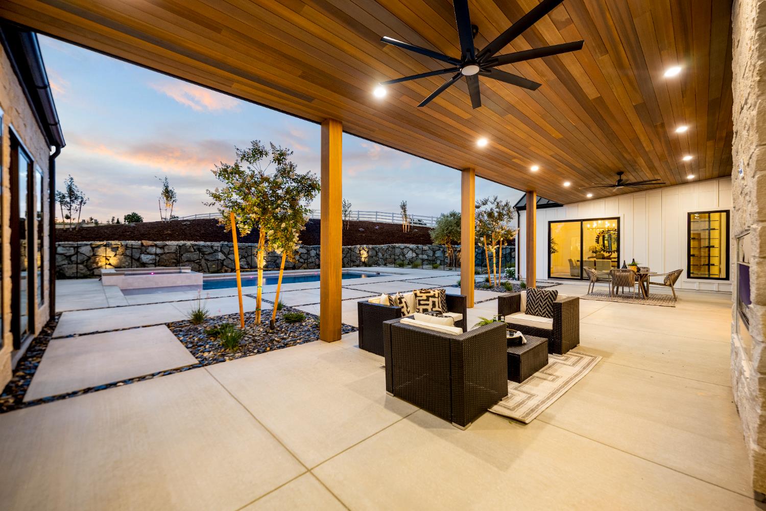 3140 Rattlesnake Road Newcastle, CA 95658 - Photo 6 of 78 a living room with fireplace furniture and a flat screen tv