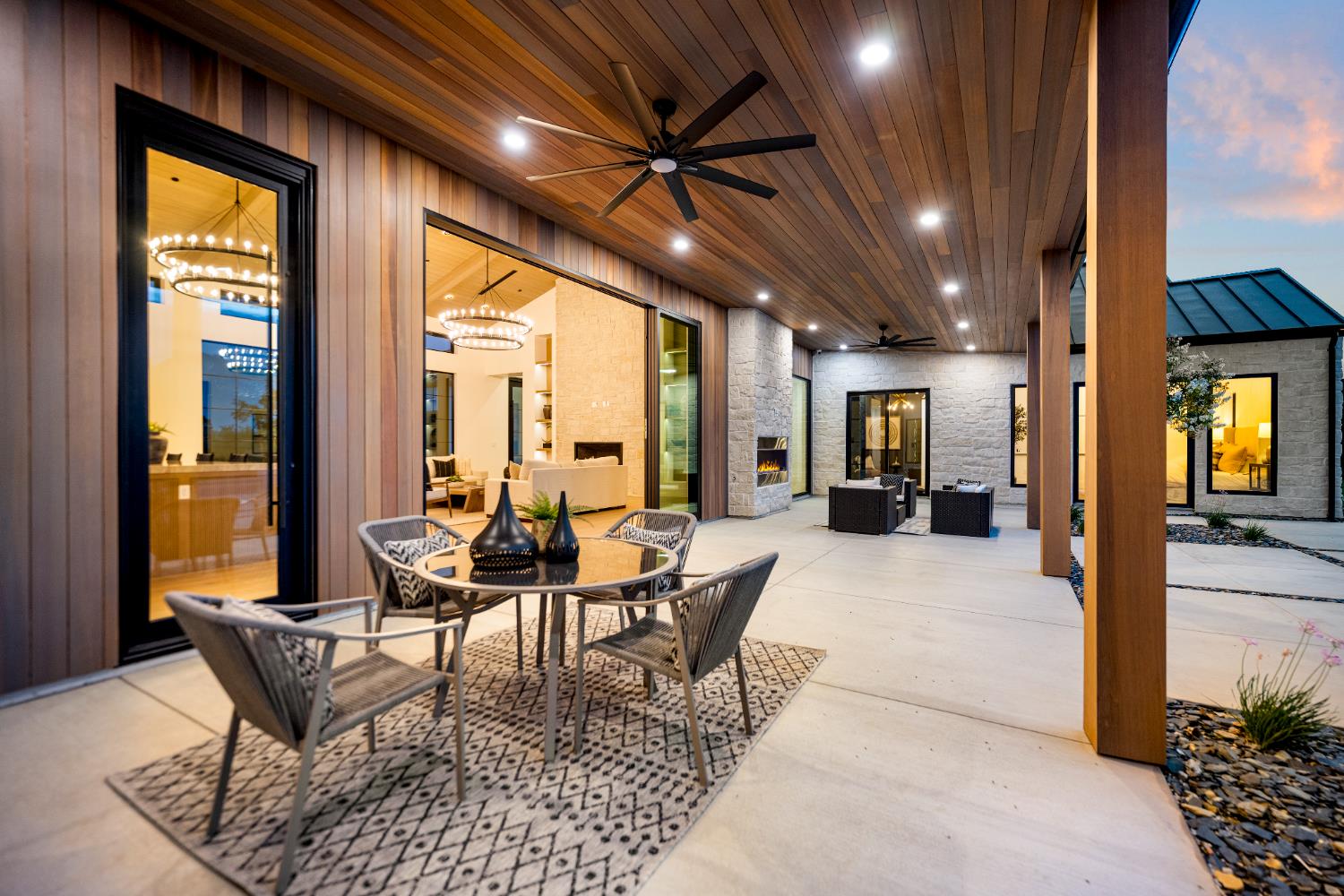 3140 Rattlesnake Road Newcastle, CA 95658 - Photo 61 of 78 a dining room with furniture and a large window