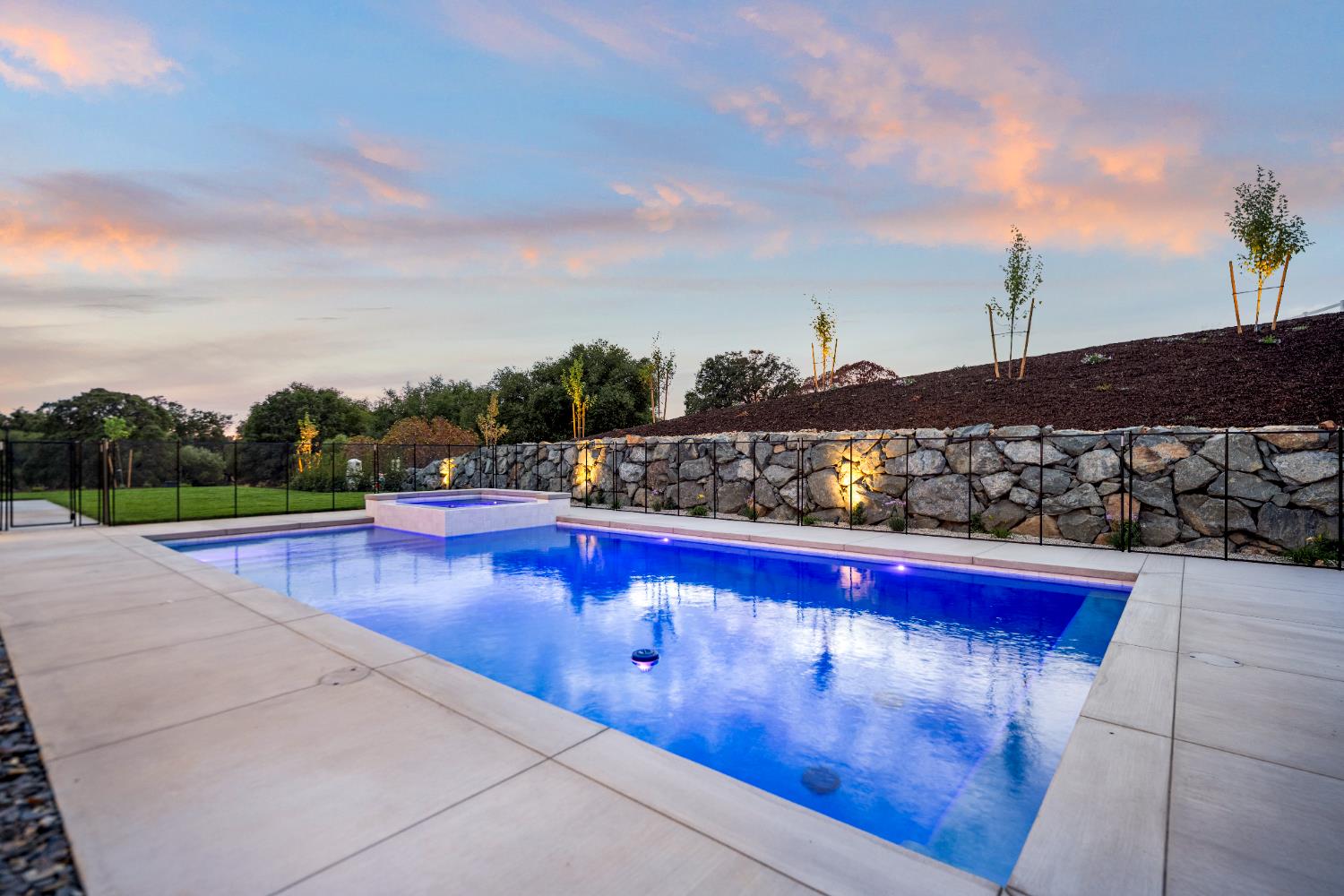 3140 Rattlesnake Road Newcastle, CA 95658 - Photo 62 of 78 a view of swimming pool with outdoor seating and yard in the back