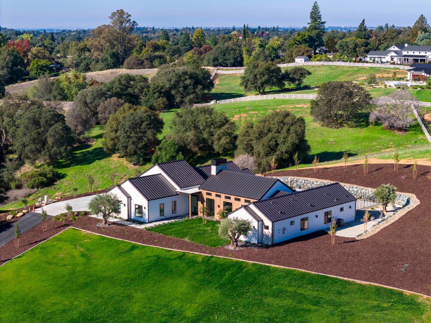 3140 Rattlesnake Road Newcastle, CA 95658 - Photo 75 of 78 an aerial view of a house with yard swimming pool and outdoor seating