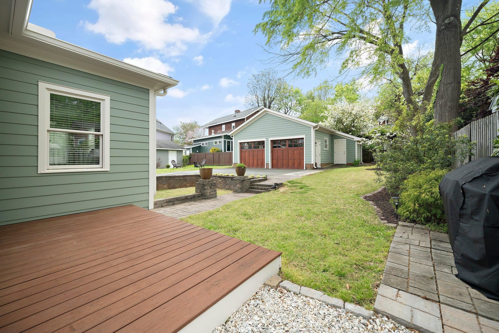 606 North Boundary Street Raleigh, NC 27604 - Photo 15 of 16 This deck add just the final touch! Great for the Grill or lounging outside! Back Deck