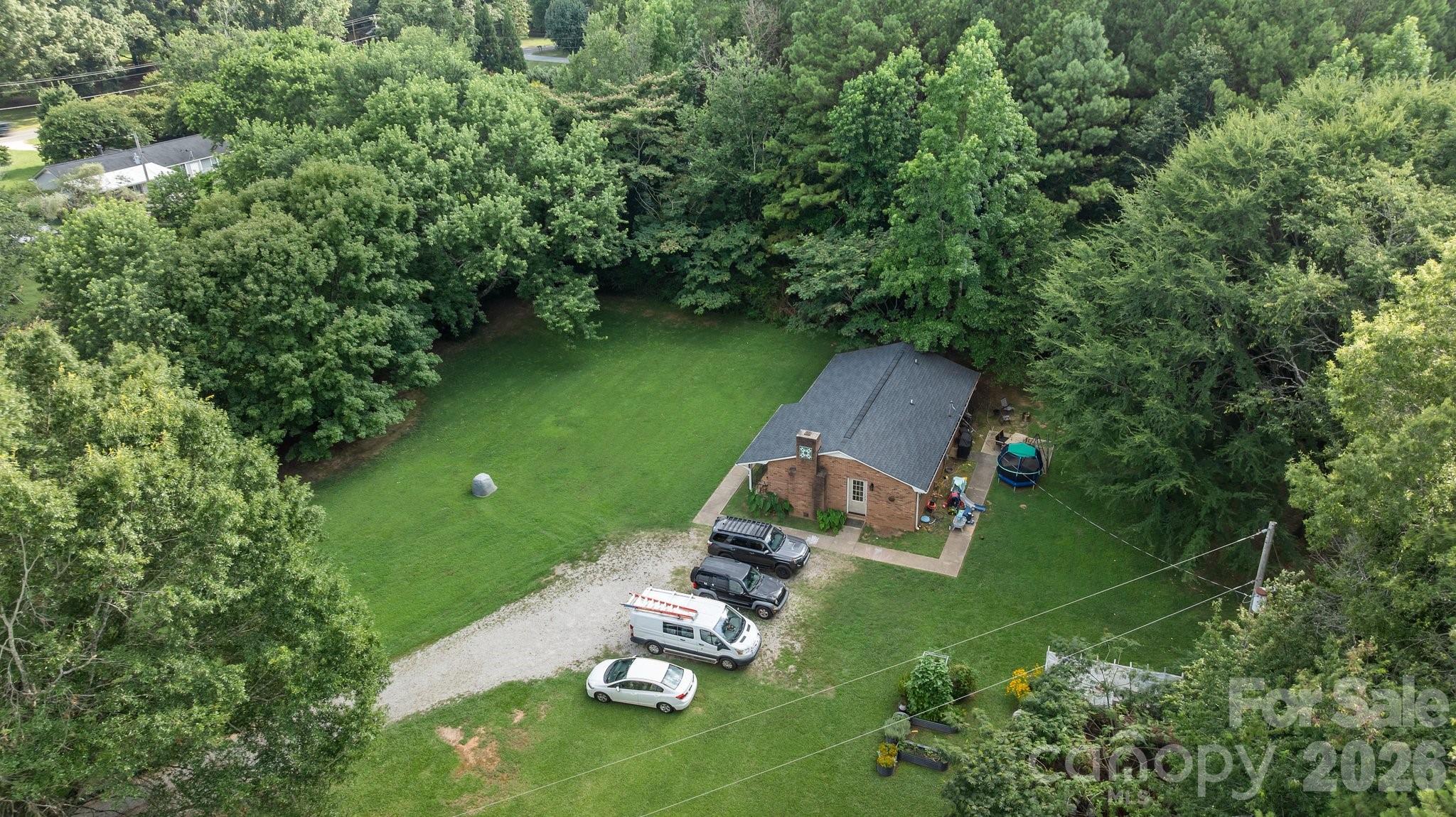 1108 Willoughby Road Monroe, NC 28110 - Photo 47 of 48 an aerial view of a house with a garden
