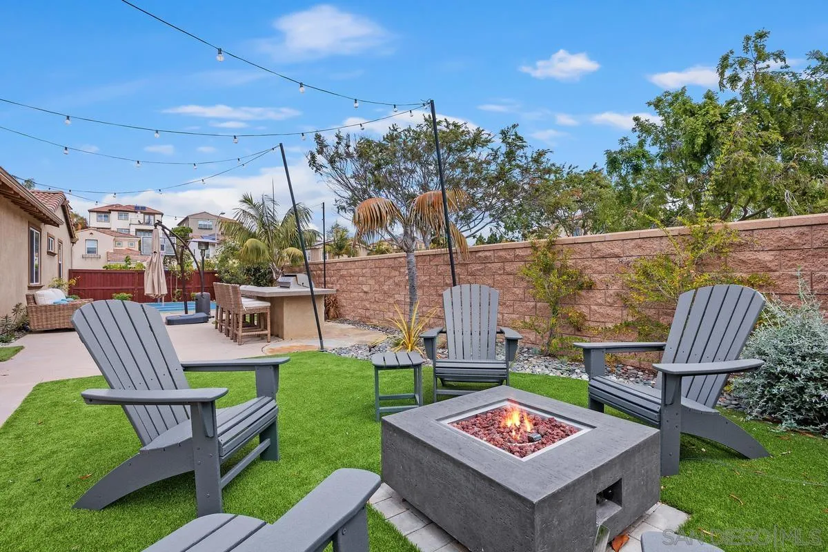 3741 Bergen Peak Place Carlsbad, CA 92010 - Photo 22 of 39 a view of a backyard with sitting area