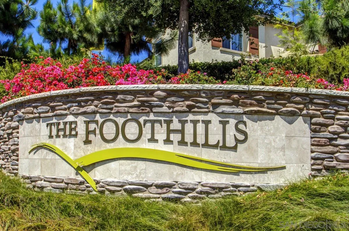 3741 Bergen Peak Place Carlsbad, CA 92010 - Photo 28 of 39 a sign that is on the side of the road