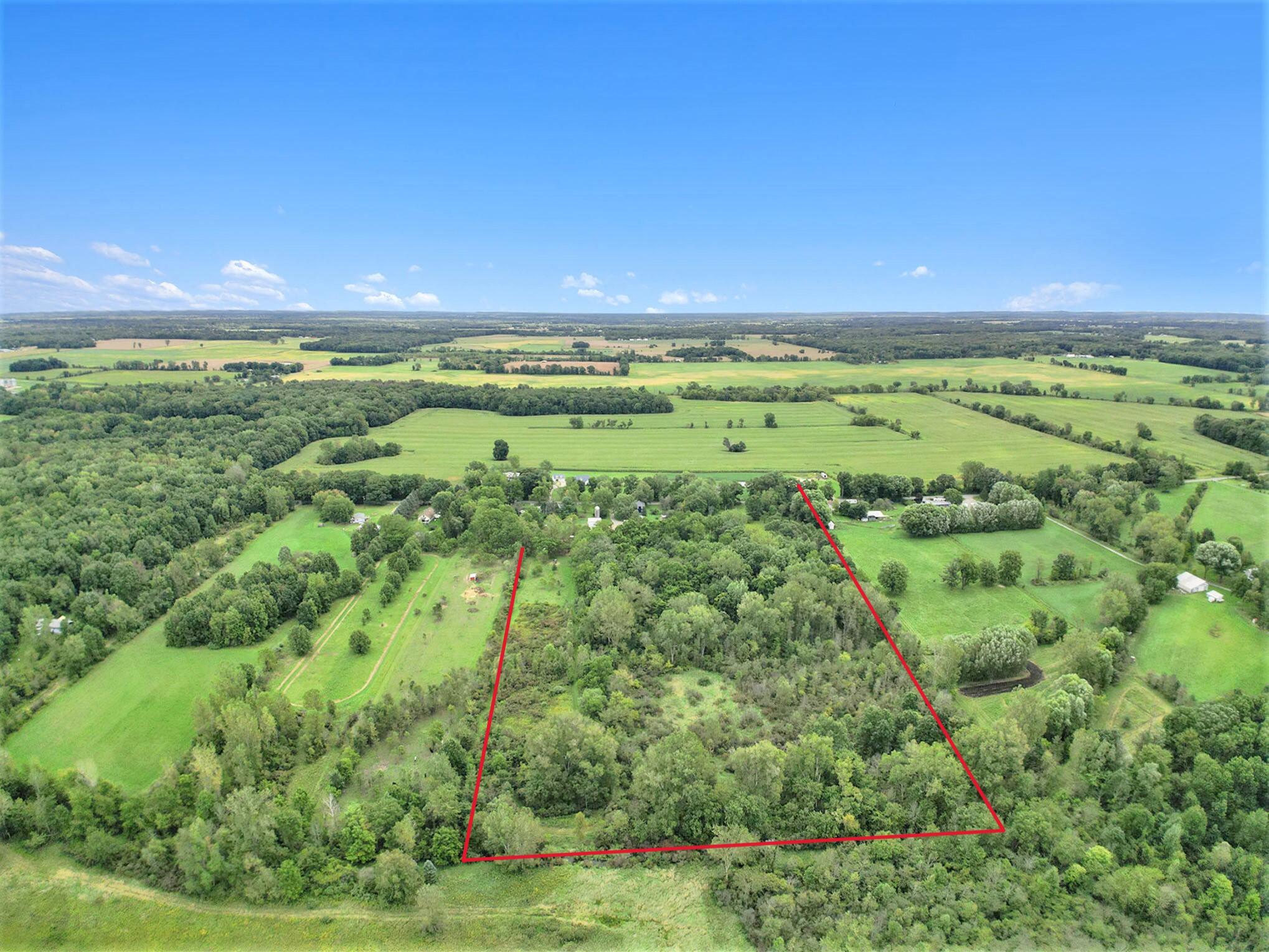 3986 Haynes Road Stockbridge, MI 49285 - Photo 32 of 35 River Aerial Marked