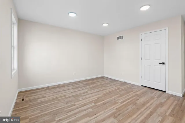 a view of an empty room