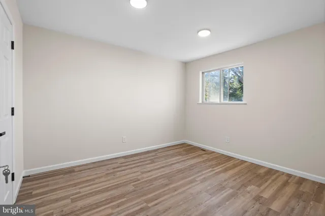 wooden floor in an empty room