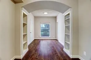wooden floor in an empty room