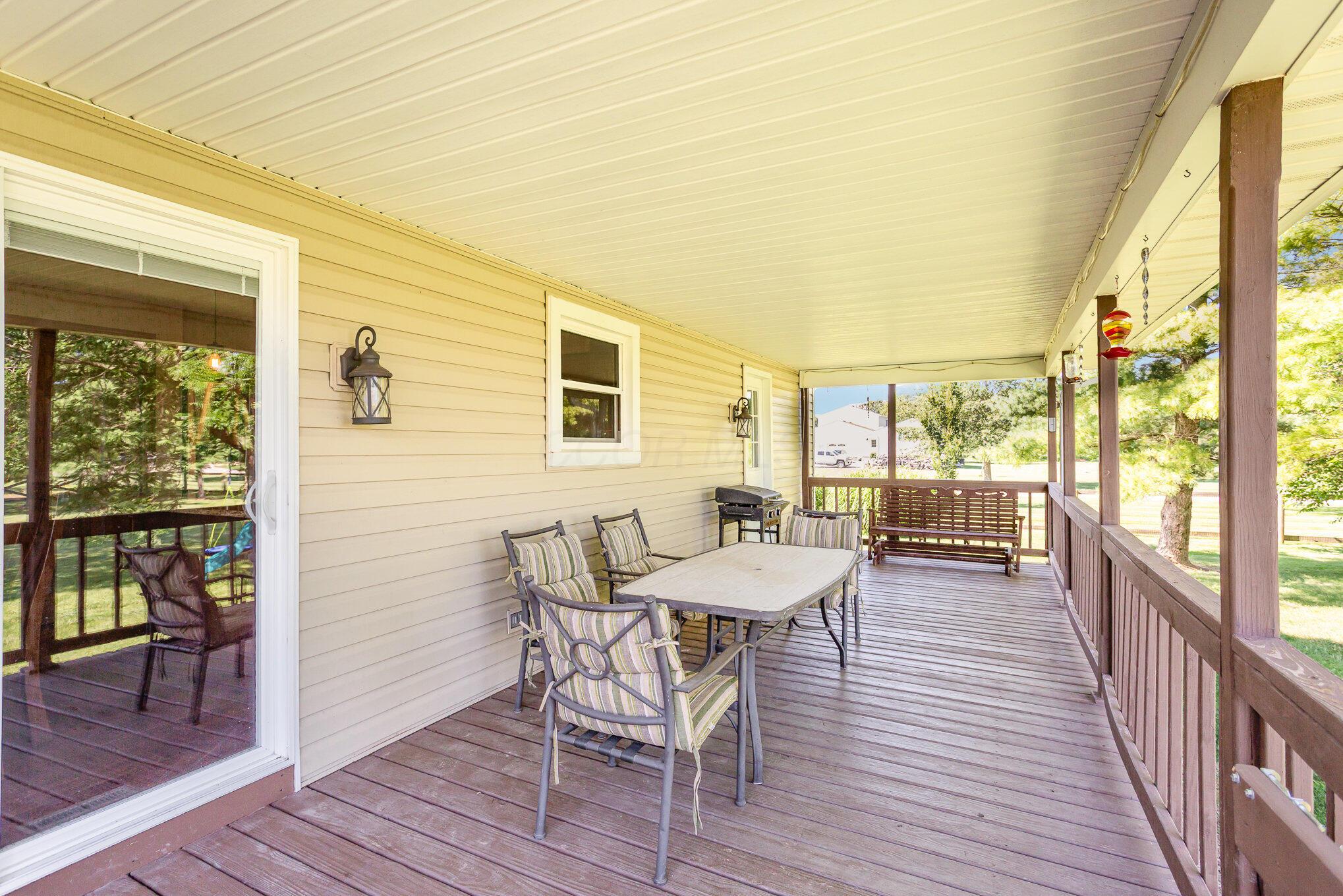 4654 North County Line Road Sunbury, OH 43074 - Photo 23 of 41 Covered back deck