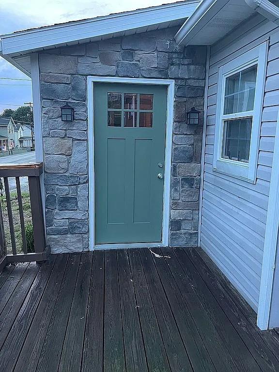 205 Stone Church Road Grindstone, PA 15442 - Photo 18 of 25 a view of front door deck of house