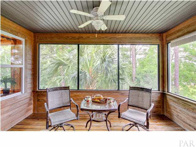 554 Riola Place Pensacola, FL 32506 - Photo 20 of 20 Screened in porch for your morning cup of coffee and enjoying the birds