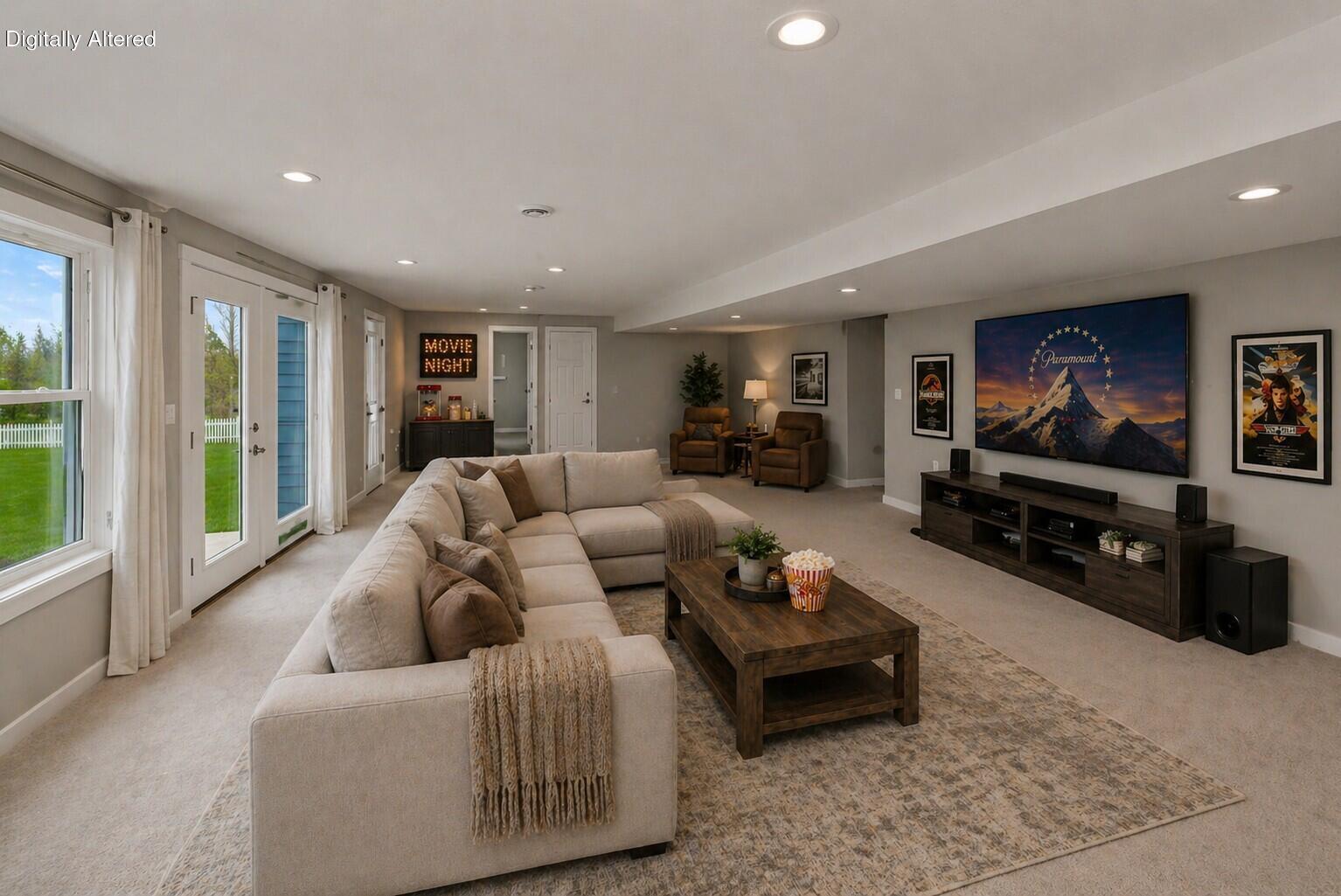 620 East Clancy Street Jefferson, WI 53549 - Photo 45 of 58 Family Room Lower Level Virtually Staged