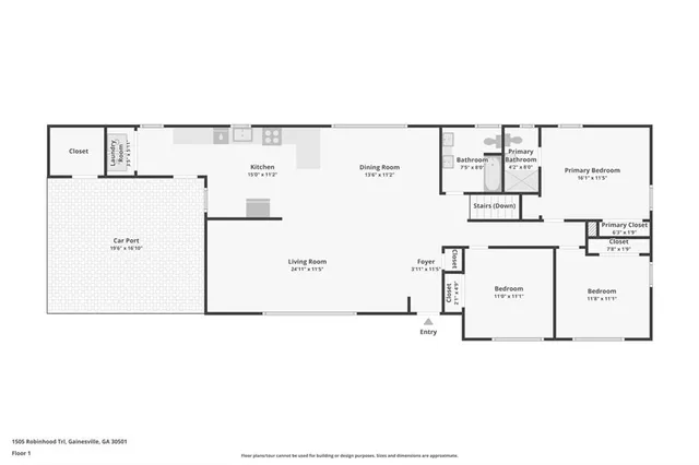 $399,000 | 1505 Robinhood Trail, Gainesville, GA 30501