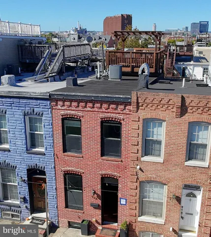 a view of a building with many windows