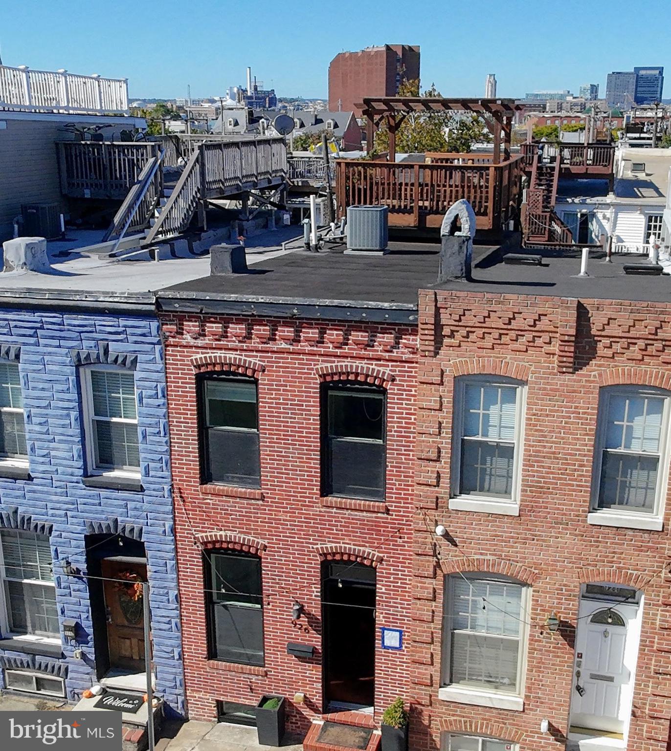 a view of a building with many windows