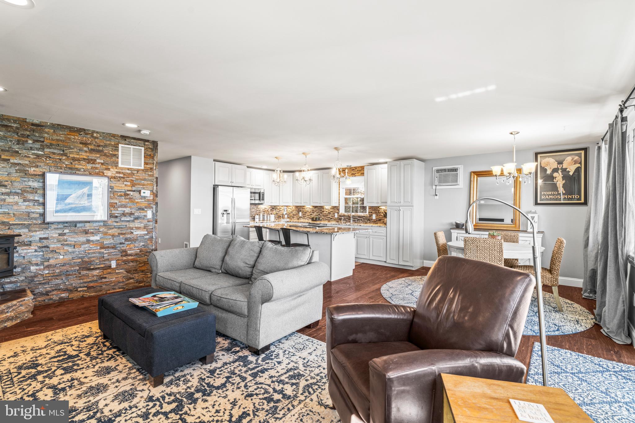 3930 Glenhurst Road Baltimore, MD 21222 - Photo 15 of 29 a living room with furniture and a view of kitchen