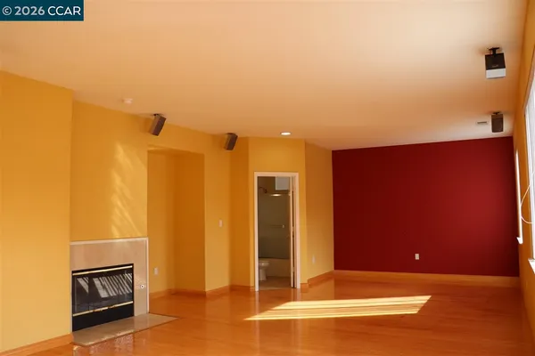 a view of a livingroom with a fireplace