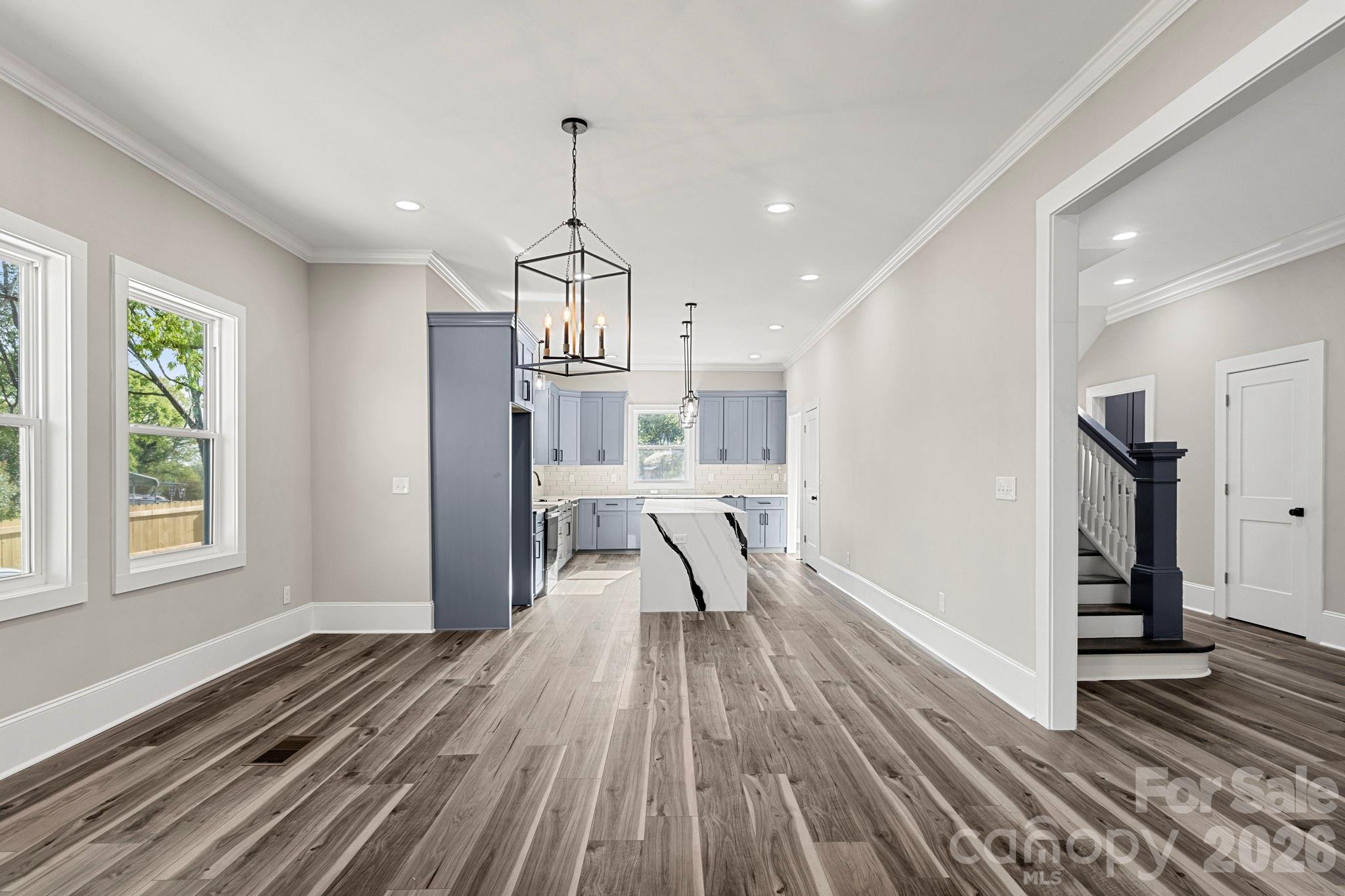 918 North New Hope Road Gastonia, NC 28054 - Photo 11 of 37 a view of entryway and hall with wooden floor