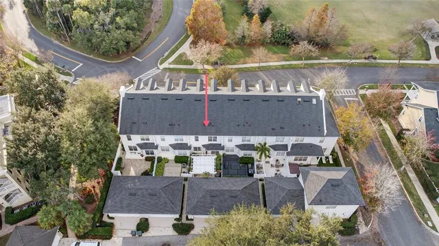 a view of a fountain in the middle of a park